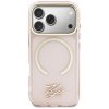Etui Karl Lagerfeld IML KL Script Logo   MagSafe do iPhone 17 Pro różowy